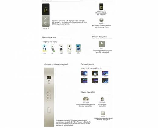 S700L - exterior and interior design of elevators